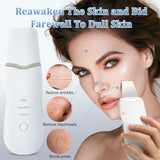 Ultrasonic Facial Skin Scrubber – Blackhead Remover & Pore Deep Cleanser