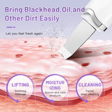 Ultrasonic Facial Skin Scrubber – Blackhead Remover & Pore Deep Cleanser
