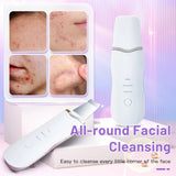 Ultrasonic Facial Skin Scrubber – Blackhead Remover & Pore Deep Cleanser